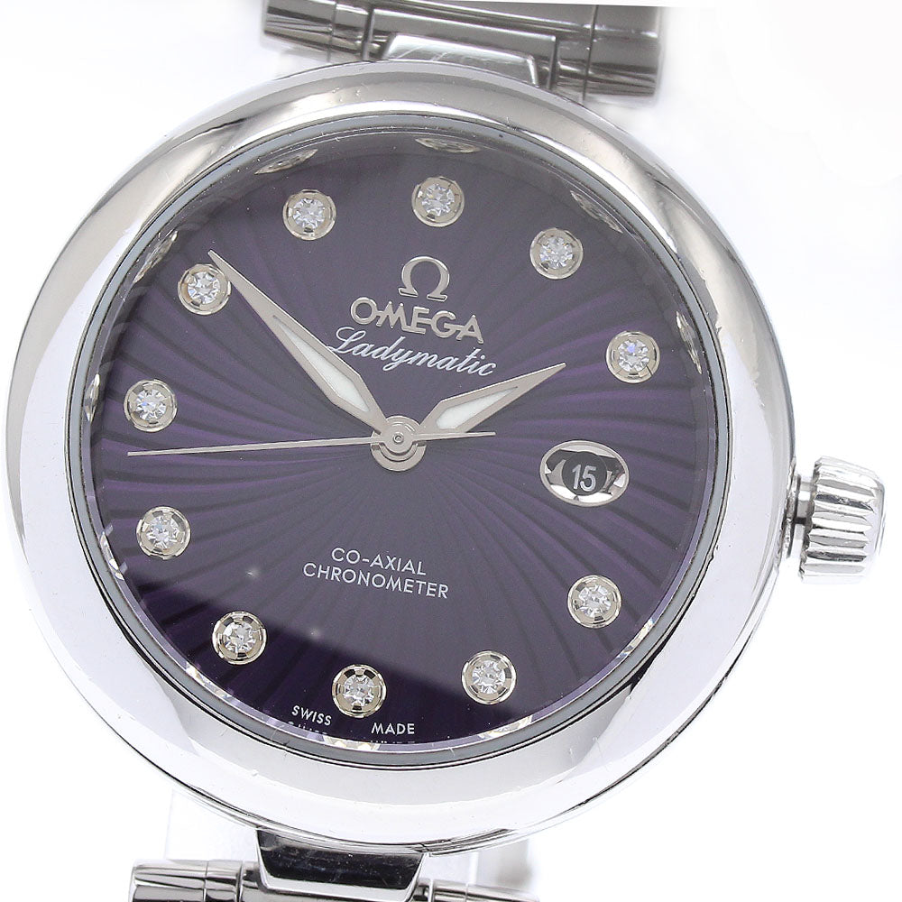 OMEGA 425.30.34.20.60.001 De Ville Ladymatic Co-Axial 11-Diamond Automatic Ladies Watch