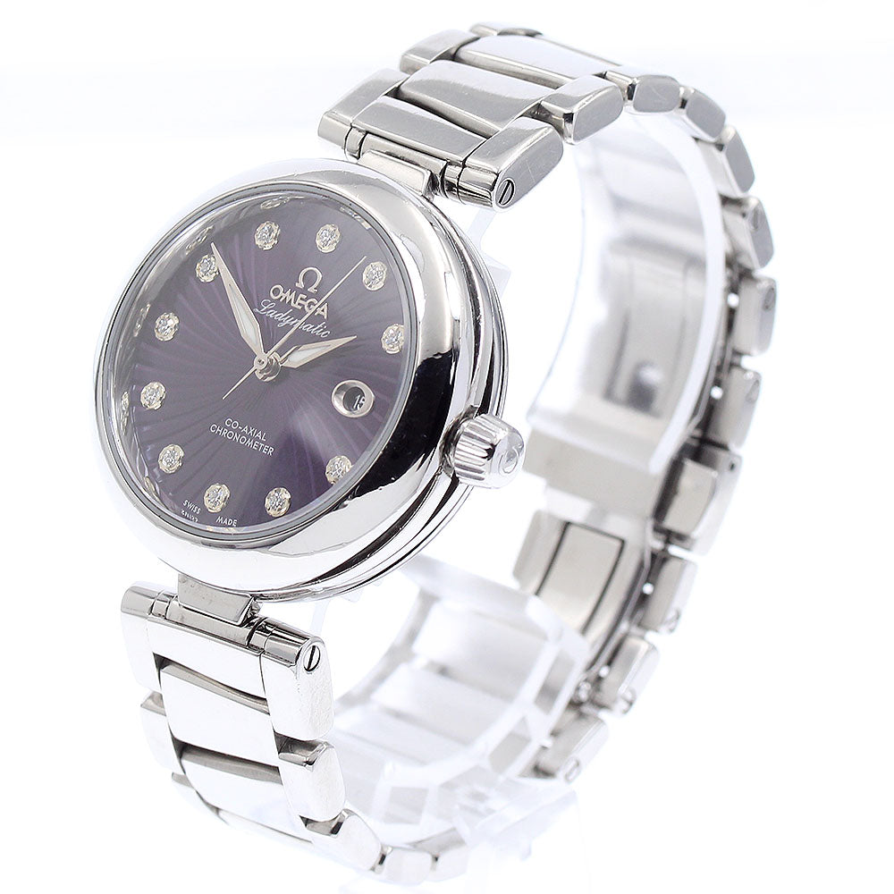 OMEGA 425.30.34.20.60.001 De Ville Ladymatic Co-Axial 11-Diamond Automatic Ladies Watch