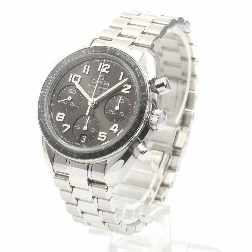OMEGA 324.30.38.40.06.001 Speedmaster Date Chronograph Automatic Men's Watch (Good Condition)