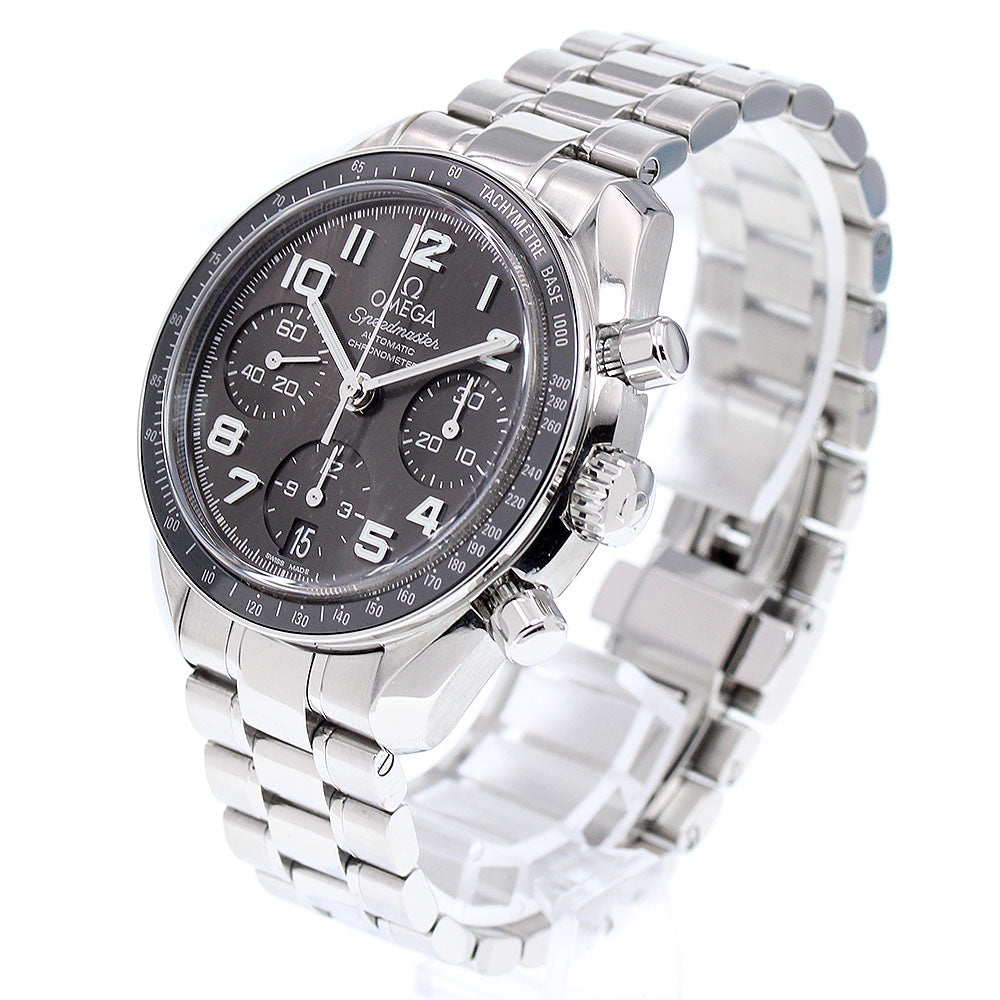 OMEGA 324.30.38.40.06.001 Speedmaster Date Chronograph Automatic Men's Watch (Good Condition)