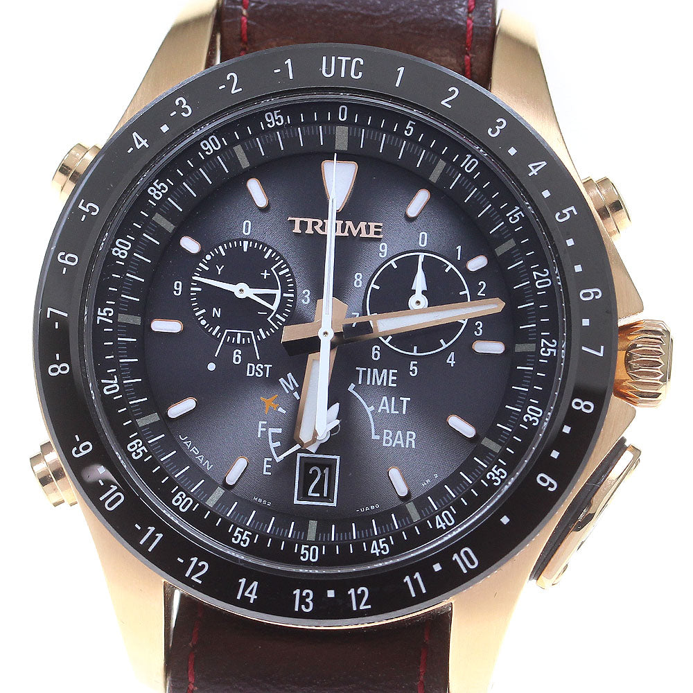 Epson TR-MB5009 TRUME Shinonome Light Charge GPS Solar Radio Controlled Men's Watch (with box and warranty)