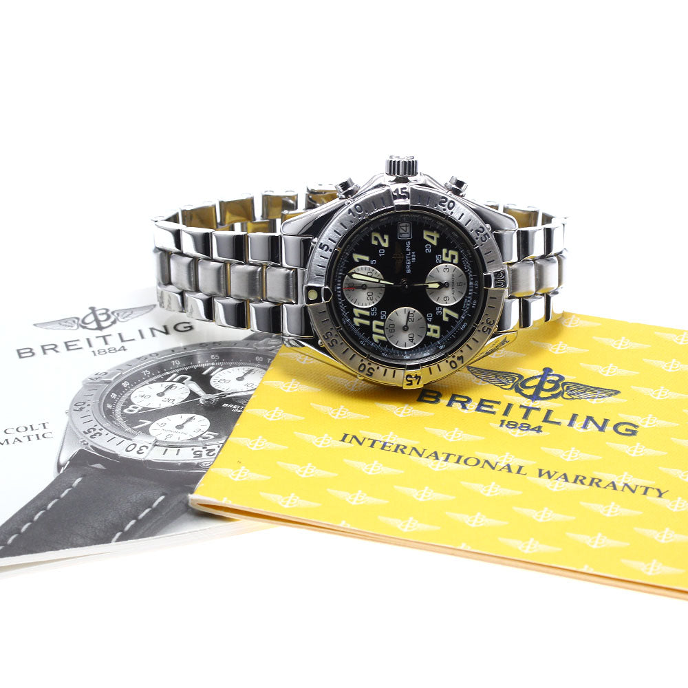 BREITLING A13035.1 Colt Chronograph Automatic Men's Watch Excellent Condition with Warranty.