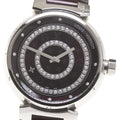 LOUIS VUITTON Q111C Tambour Diamant GM Diamond Dial Quartz Men's Watch