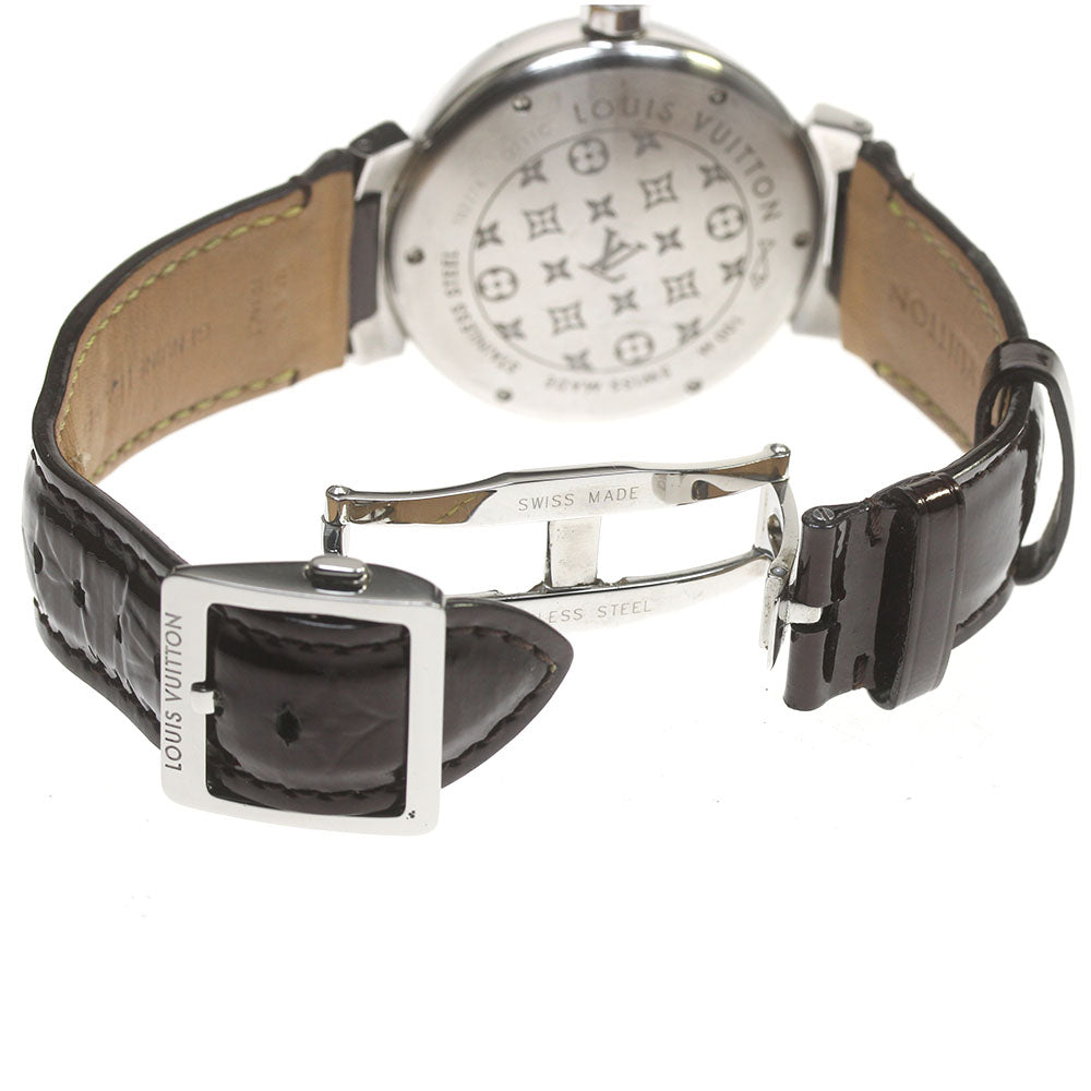 LOUIS VUITTON Q111C Tambour Diamant GM Diamond Dial Quartz Men's Watch