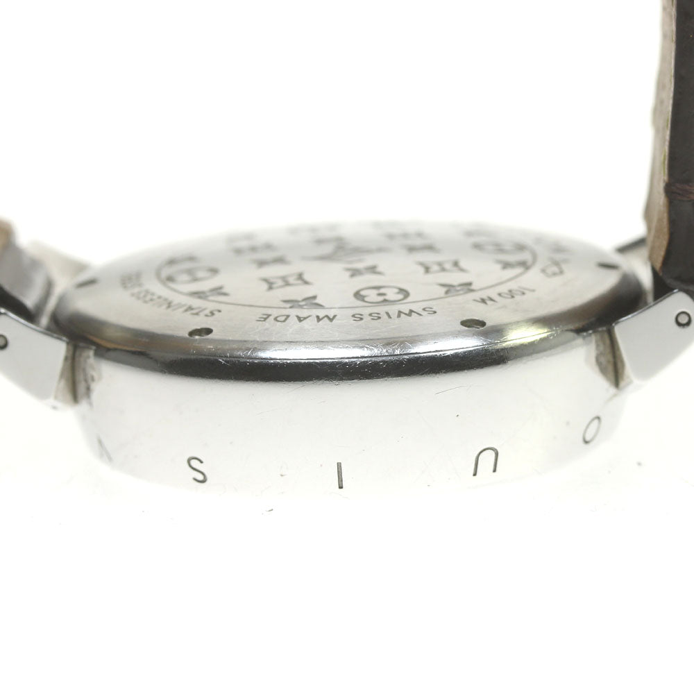 LOUIS VUITTON Q111C Tambour Diamant GM Diamond Dial Quartz Men's Watch