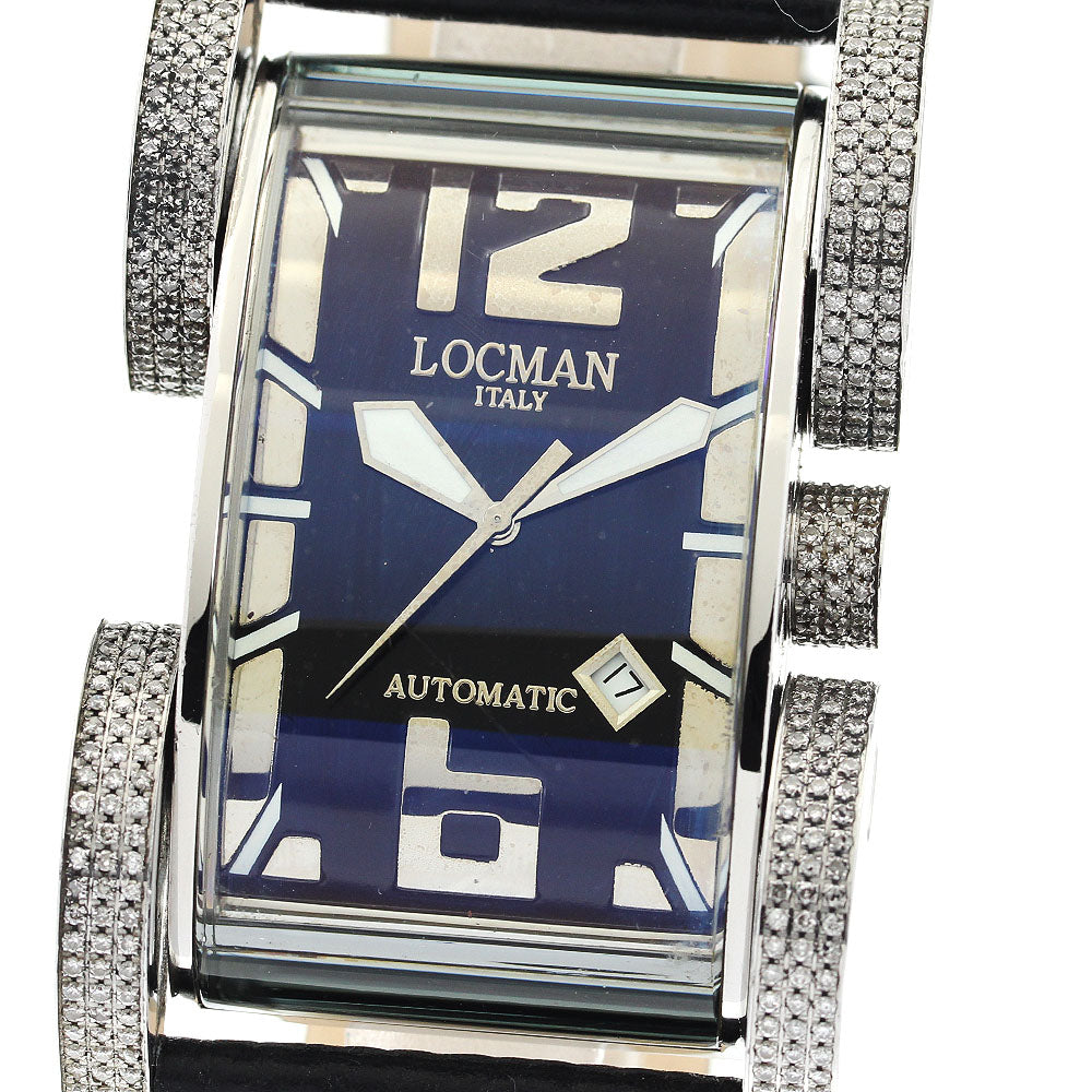 LOCMAN 500 Latin Rubber Large Date Diamond Automatic Men's Watch