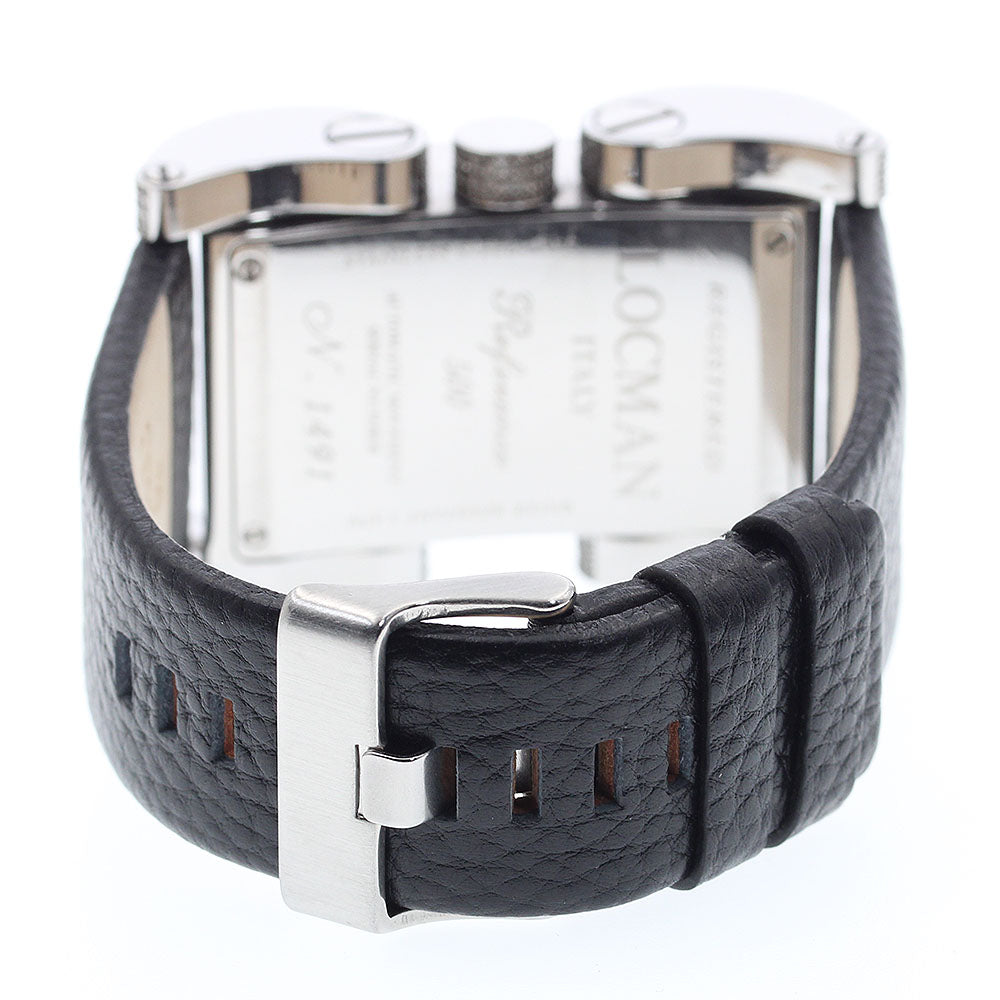 LOCMAN 500 Latin Rubber Large Date Diamond Automatic Men's Watch