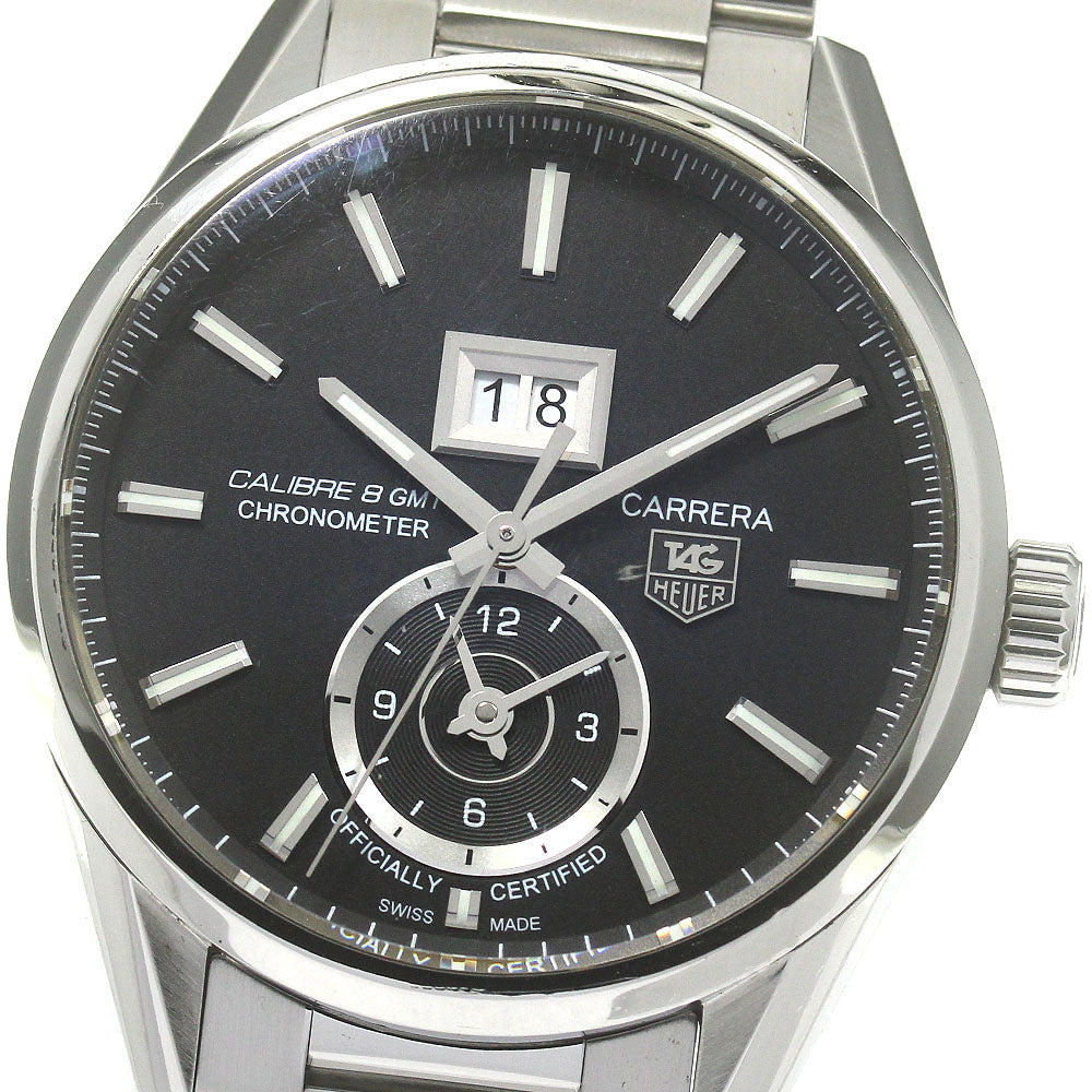TAG Heuer WAR5010 Carrera Grand Date GMT Caliber 8 Automatic Men's Watch