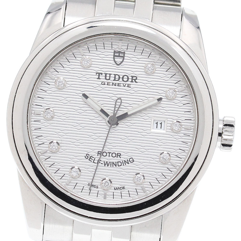 TUDOR 53000 Glamour 11-Diamond Date Automatic Boys' Watch