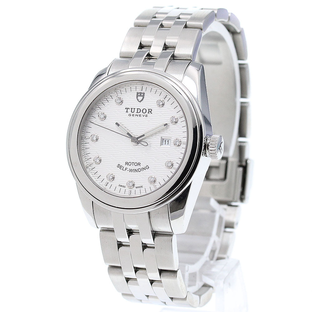 TUDOR 53000 Glamour 11-Diamond Date Automatic Boys' Watch