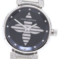 LOUIS VUITTON Q13MB Tambour Forever 12P Diamond Lug Quartz Women's Watch