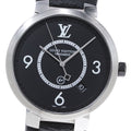 LOUIS VUITTON Q1DM1 Tambour Slim Fragment Design Quartz Men's Watch