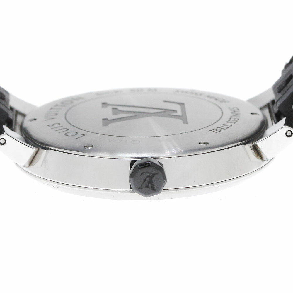 LOUIS VUITTON Q1DM1 Tambour Slim Fragment Design Quartz Men's Watch