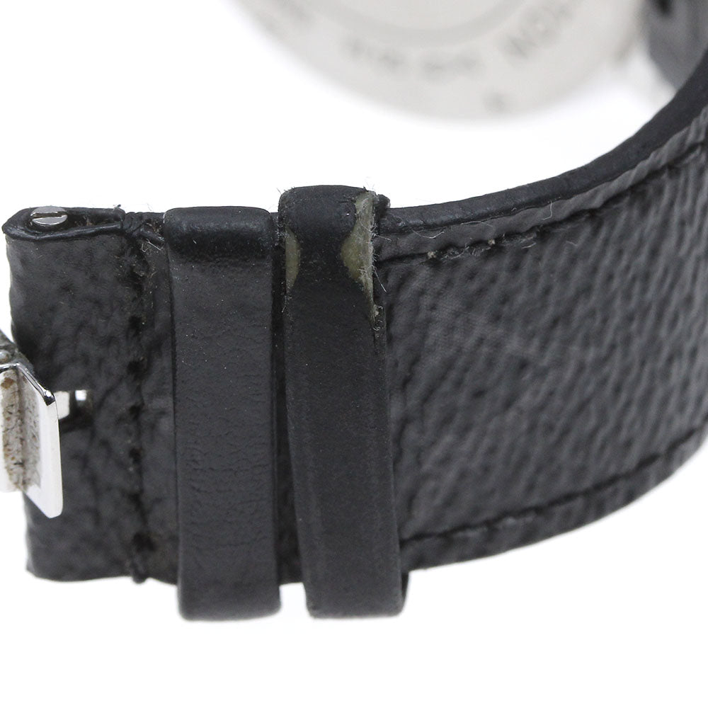 LOUIS VUITTON Q1DM1 Tambour Slim Fragment Design Quartz Men's Watch