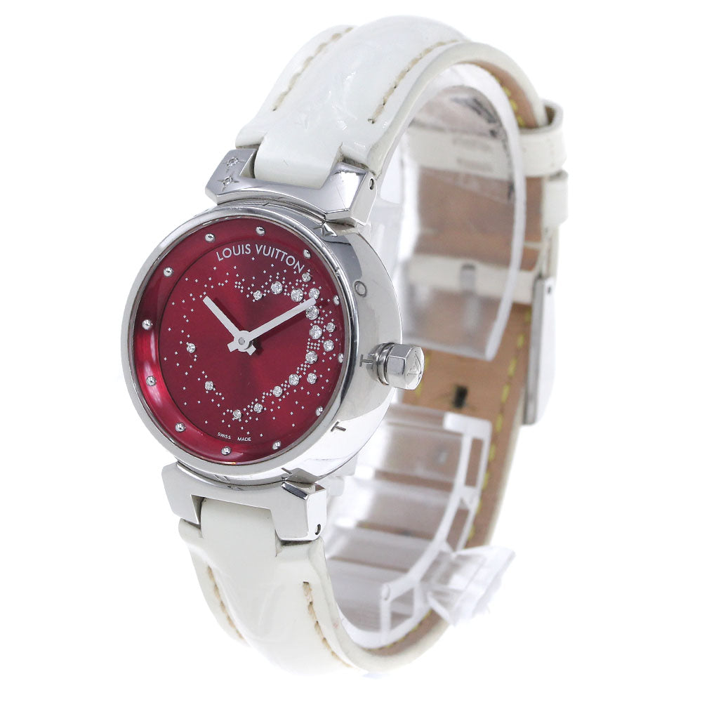 LOUIS VUITTON Q12M2 Tambour Attraction Diamond Quartz Women's Watch