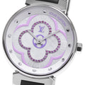 LOUIS VUITTON QA160 Tambour Moon Divine PM Lilac Quartz Ladies Watch Excellent Condition with Box and Warranty Card
