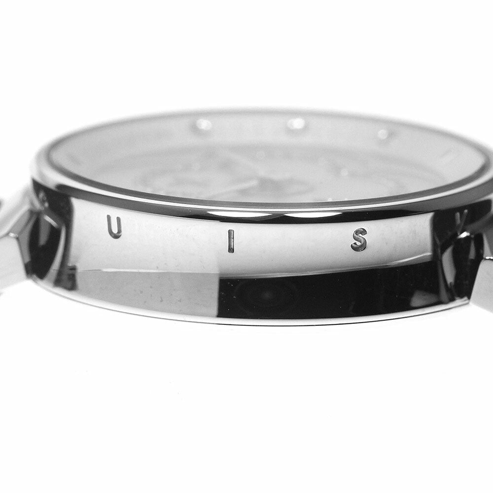 LOUIS VUITTON QA160 Tambour Moon Divine PM Lilac Quartz Ladies Watch Excellent Condition with Box and Warranty Card