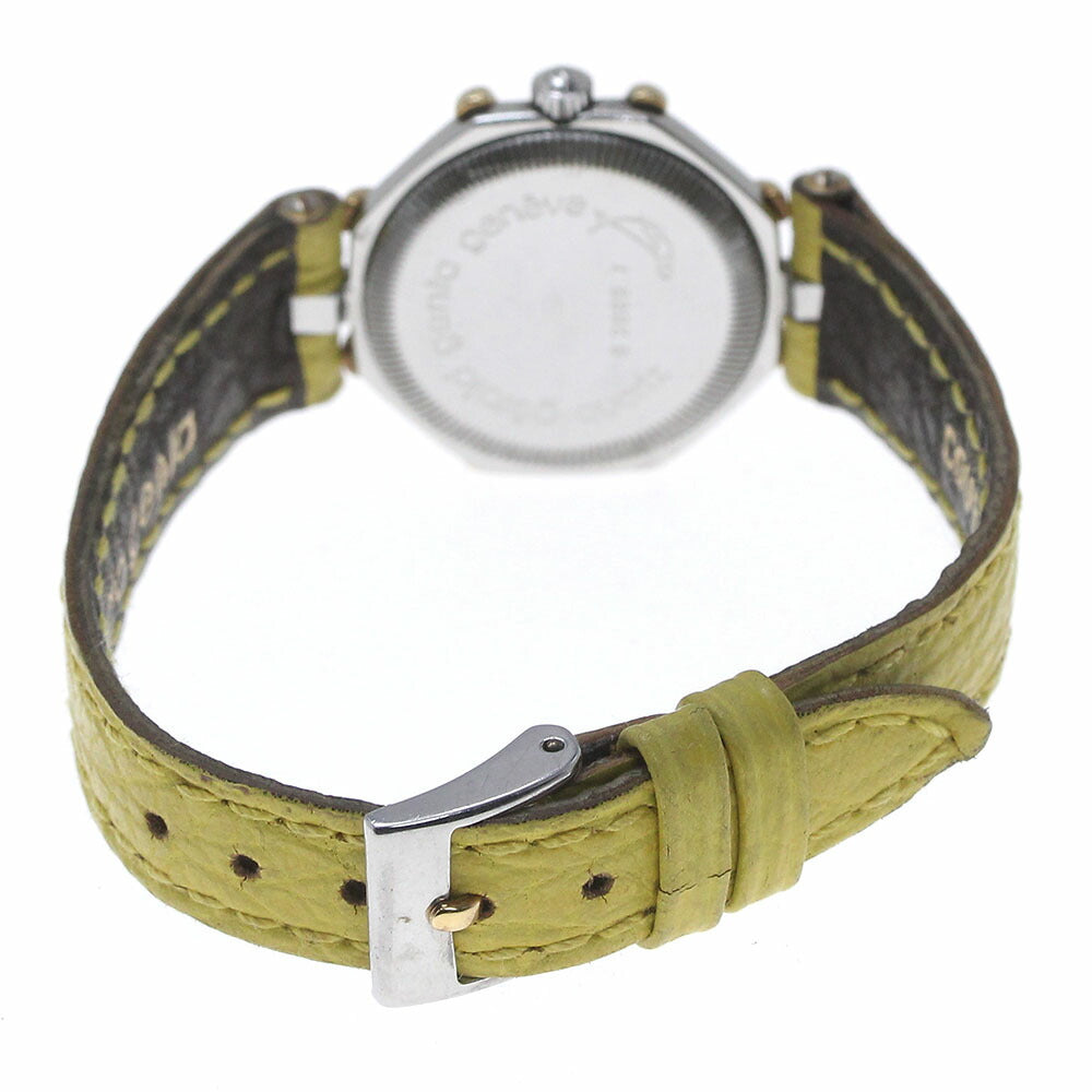 Gerald Genta 2899 711 OAB YG Bezel Date Quartz Ladies Watch