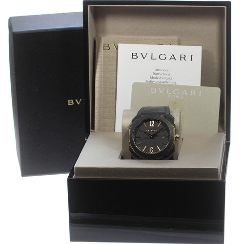 BVLGARI BG0P41SG Octo Date Automatic Men's Watch (with box and warranty)