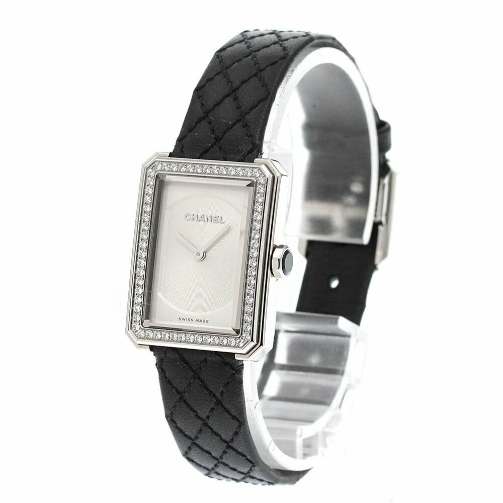 CHANEL H6955 Boyfriend Diamond Bezel Quartz Boys' Watch with Inner Box