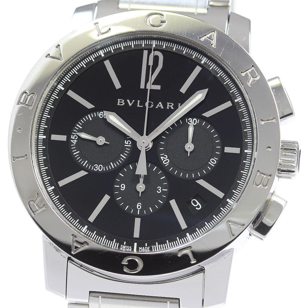 BVLGARI BB41SCH Bulgari Chronograph Automatic Men's Watch with Warranty Card