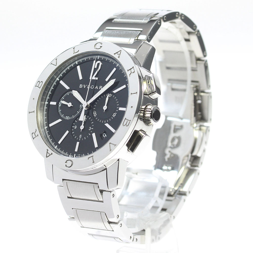 BVLGARI BB41SCH Bulgari Chronograph Automatic Men's Watch with Warranty Card