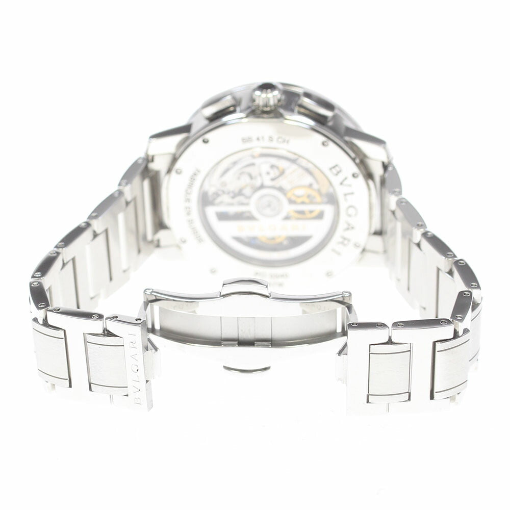 BVLGARI BB41SCH Bulgari Chronograph Automatic Men's Watch with Warranty Card