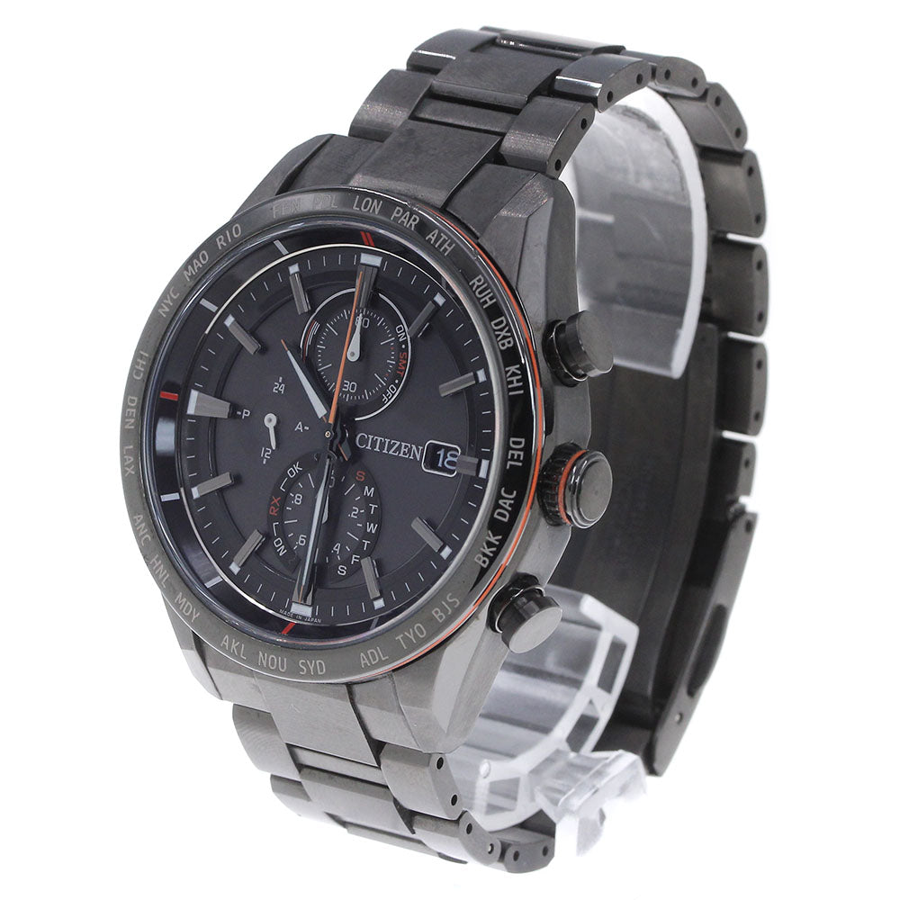 CITIZEN H800-T025871/AT8185-62E Attesa Eco-Drive Solar Radio-Controlled Men's Watch (Good Condition)
