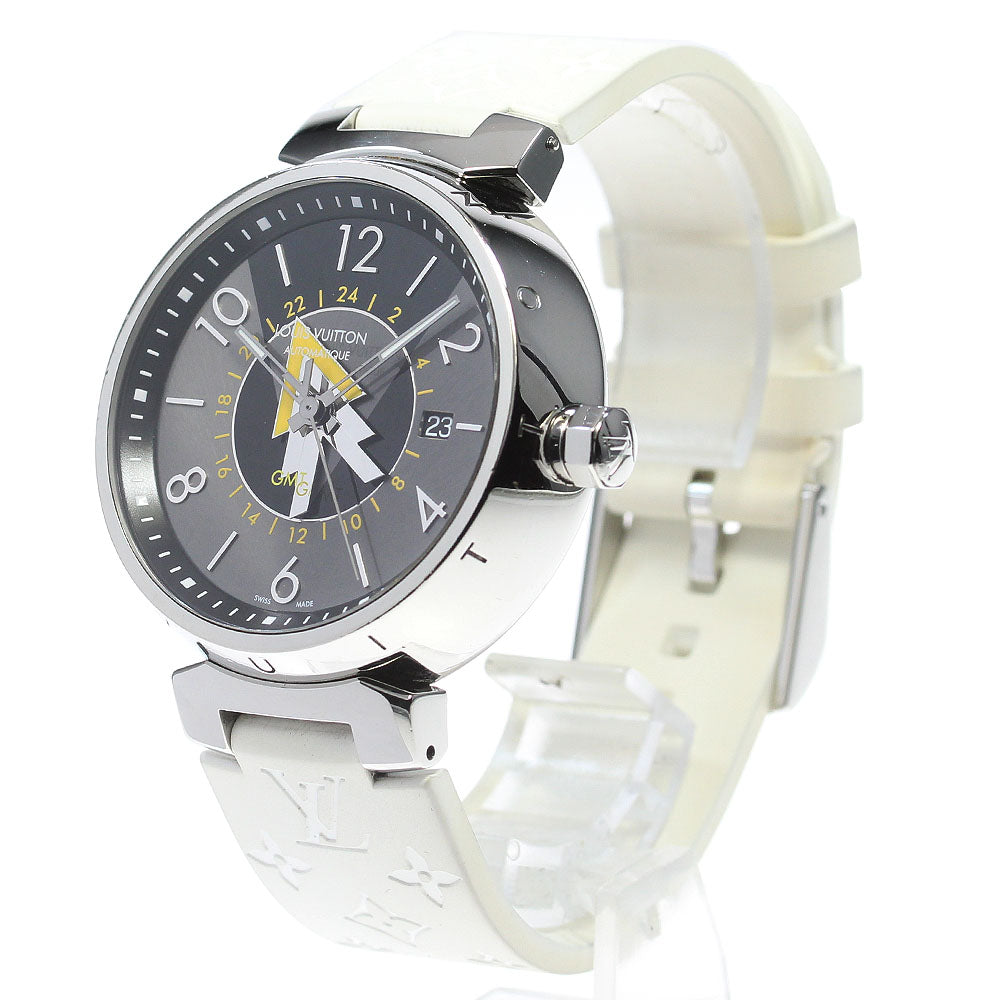LOUIS VUITTON Q1D31 Tambour GMT Date Automatic Men's Watch