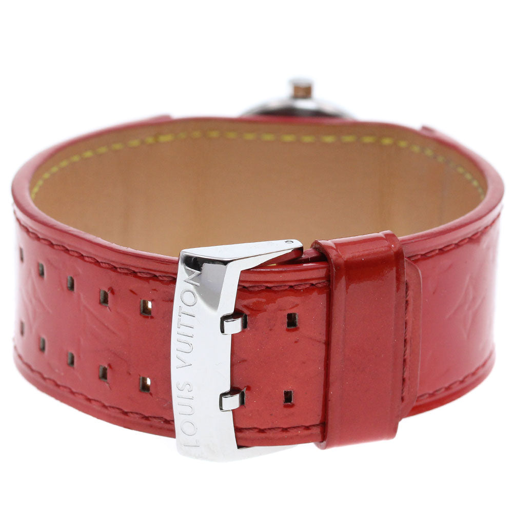 LOUIS VUITTON Q121K Tambour Date Quartz Ladies Watch