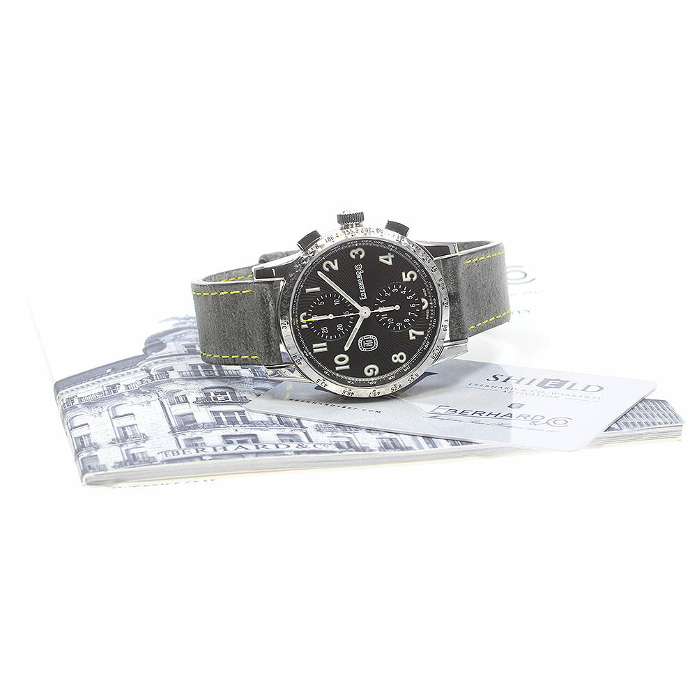 EBERHARD 31076 Chronograph Automatic Men's Watch with Warranty Card