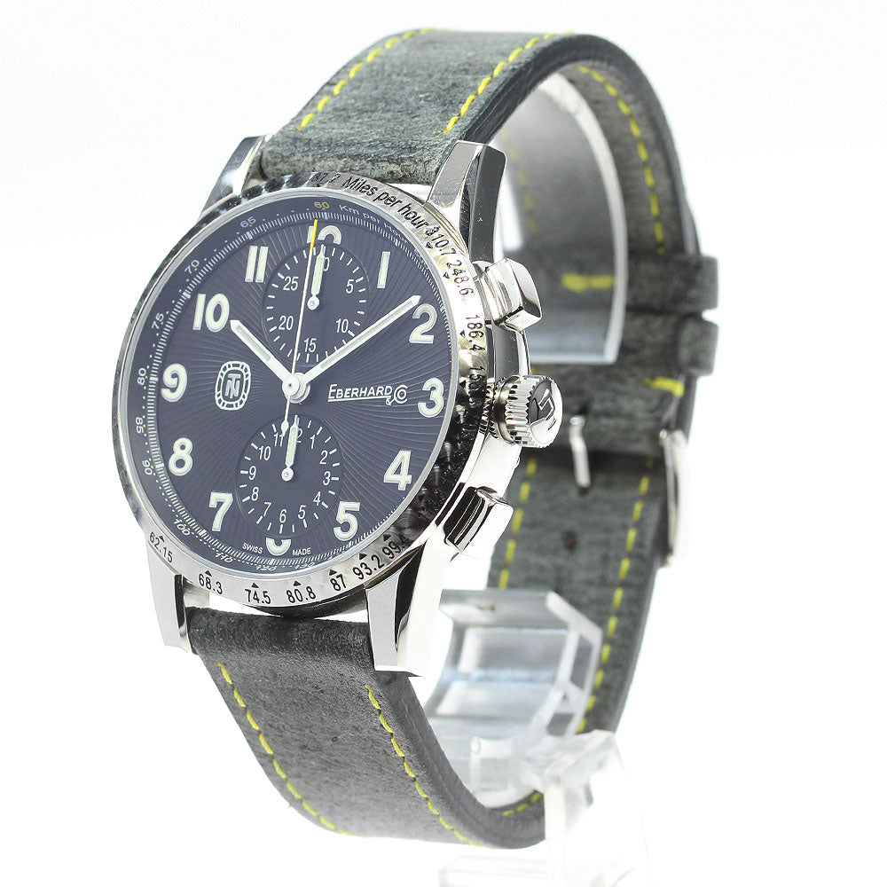 EBERHARD 31076 Chronograph Automatic Men's Watch with Warranty Card