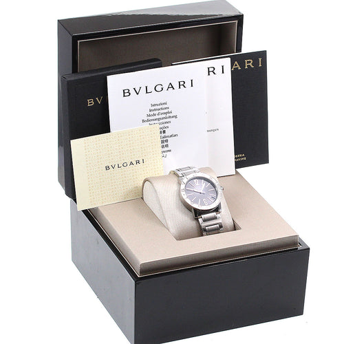 BVLGARI BBL33S Automatic Watch for Boys with Inner Box and Warranty Card