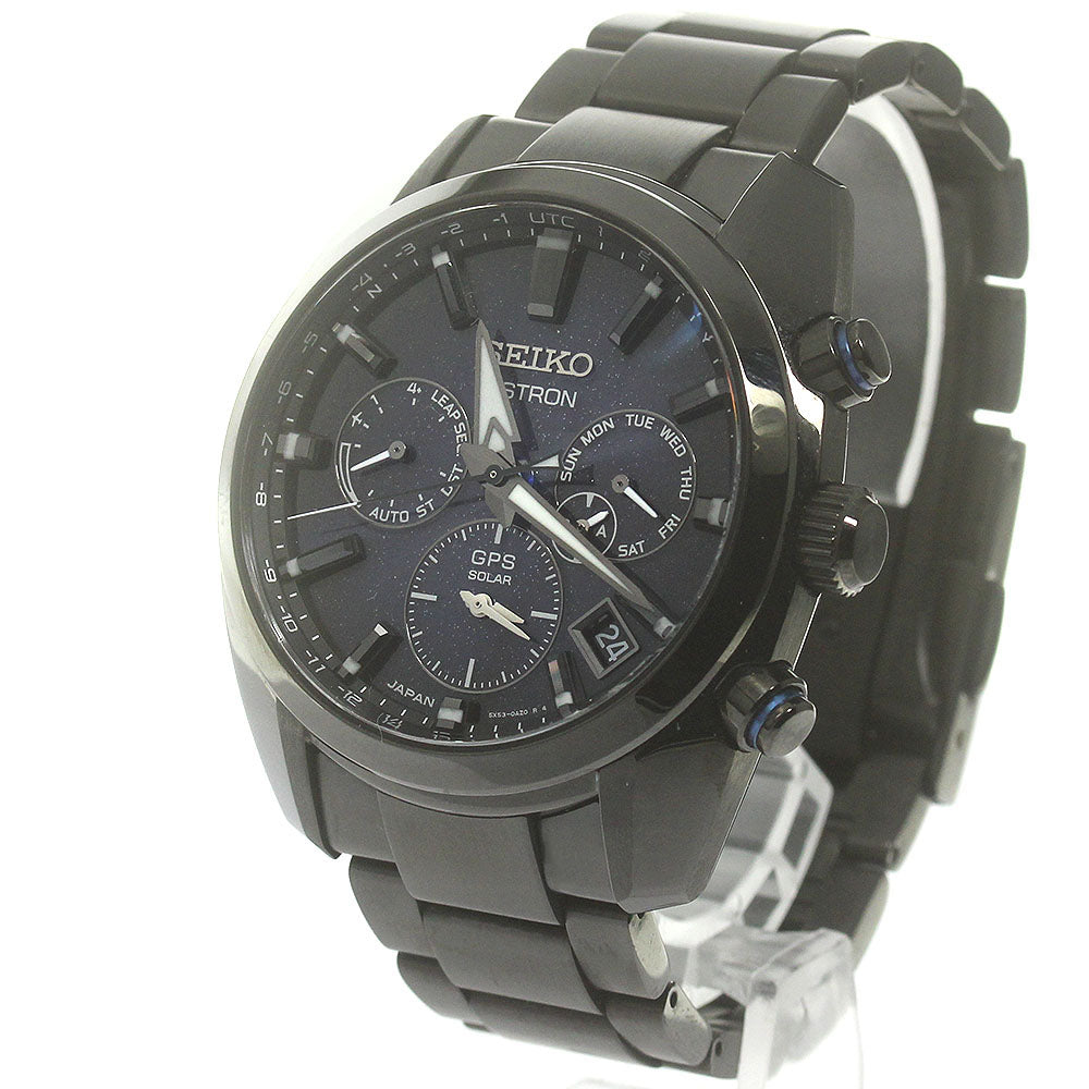 SEIKO SBXC077/5X53-0BC0 Astron GPS Solar Radio-Controlled Men's Watch Excellent Condition with Box and Warranty.