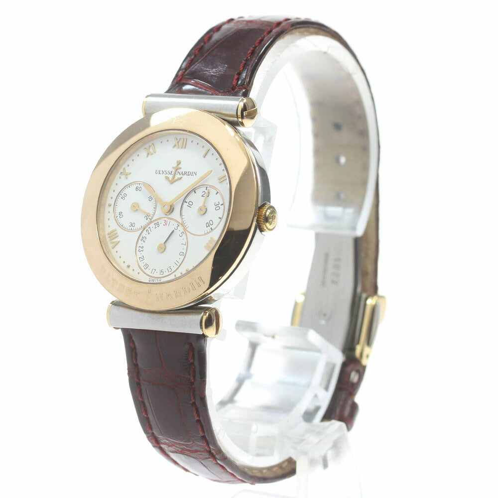 Ulysse Nardin 175-22 Newton Lady Power Reserve YG Bezel Automatic Women's Watch