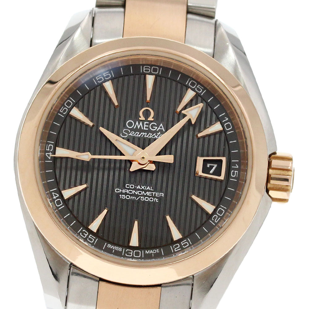 OMEGA 231.20.30.20.06.001 Seamaster Aqua Terra Co-Axial PG Bezel Automatic Women's Watch Excellent Condition with Warranty.