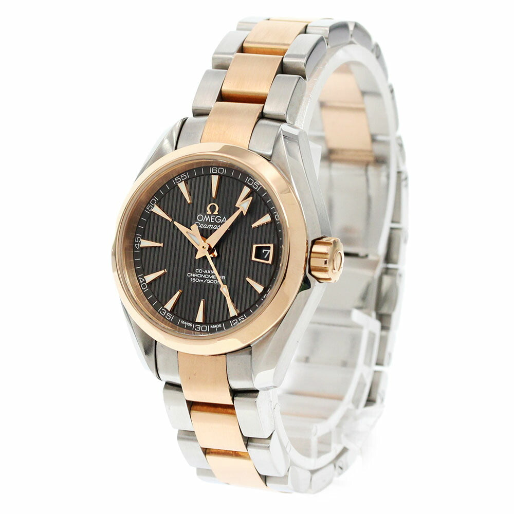 OMEGA 231.20.30.20.06.001 Seamaster Aqua Terra Co-Axial PG Bezel Automatic Women's Watch Excellent Condition with Warranty.