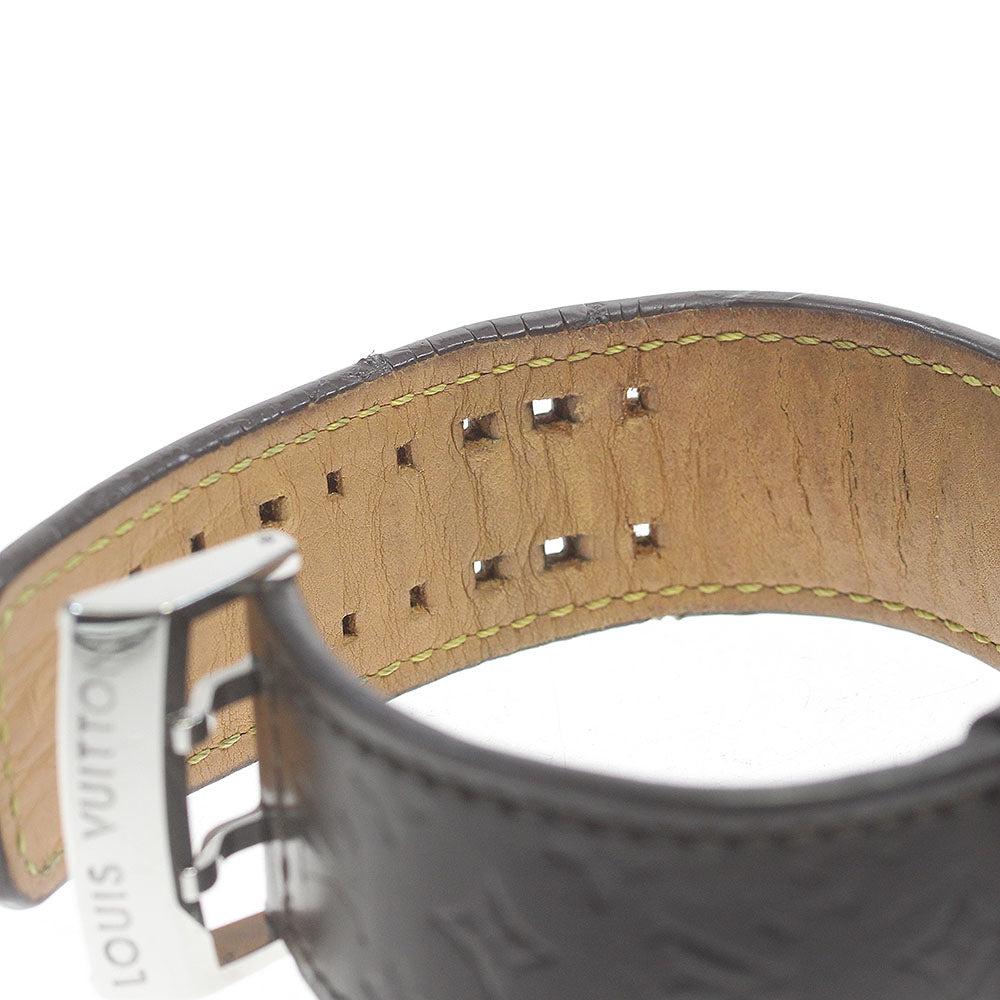 LOUIS VUITTON Q1211 Tambour Date Quartz Ladies Watch