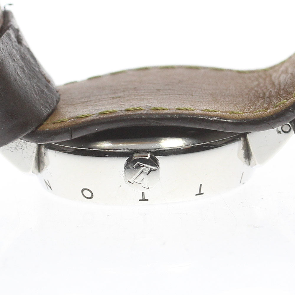 LOUIS VUITTON Q1211 Tambour Date Quartz Ladies Watch