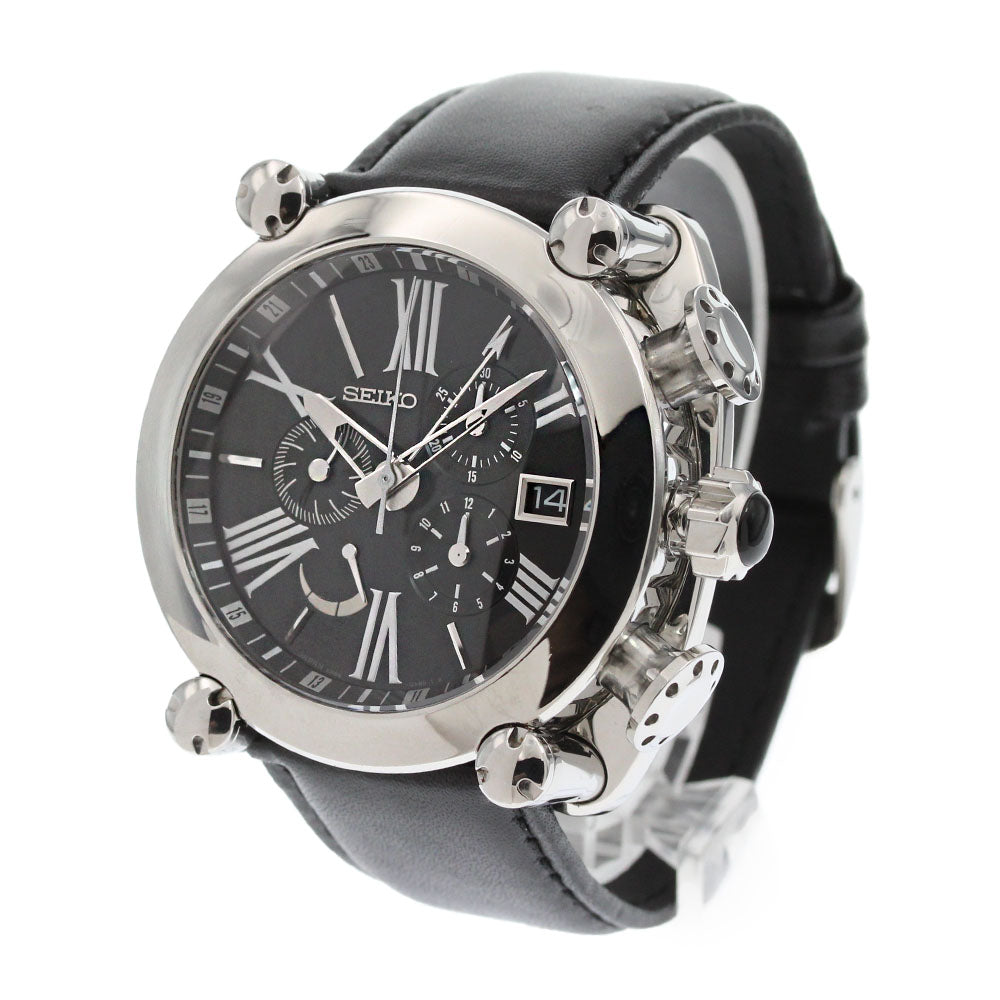 SEIKO SBLA049/5R86-0AB0 Galante GMT Chronograph Spring Drive Men's Watch (Good Condition)