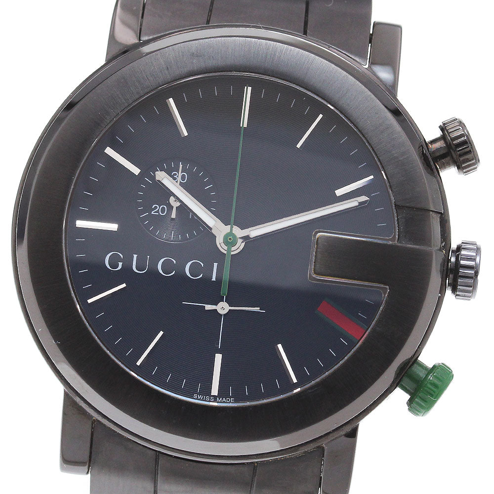 GUCCI 101M/YA101331 G-Round Small Seconds Quartz Men's Watch with Inner Box