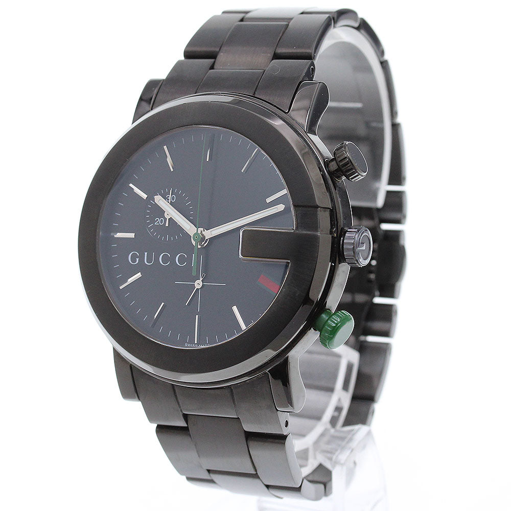 GUCCI 101M/YA101331 G-Round Small Seconds Quartz Men's Watch with Inner Box