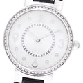 LOUIS VUITTON Q12MF Tambour Monogram Diamond Bezel 8P Diamond Quartz Women's Watch