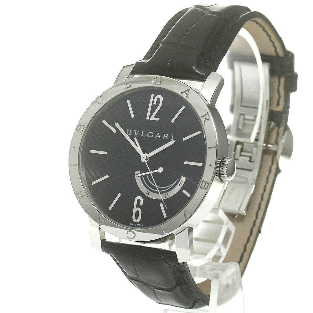 BVLGARI BB41SL Bulgari Power Reserve Manual Winding Men's Watch with Box and Warranty Card