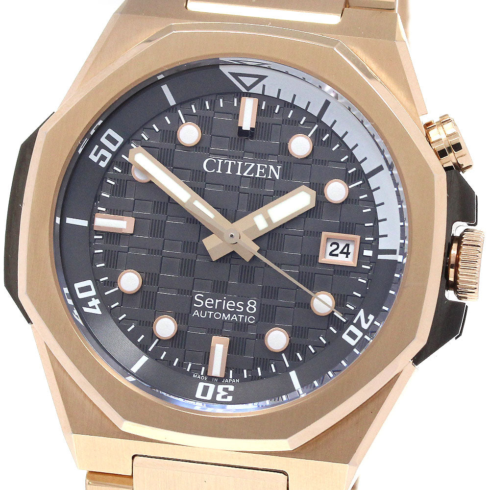 CITIZEN 9051-009KM02 Series Eight Date Automatic Men's Watch Excellent Condition with Box and Warranty Card