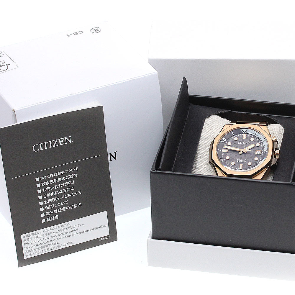 CITIZEN 9051-009KM02 Series Eight Date Automatic Men's Watch Excellent Condition with Box and Warranty Card