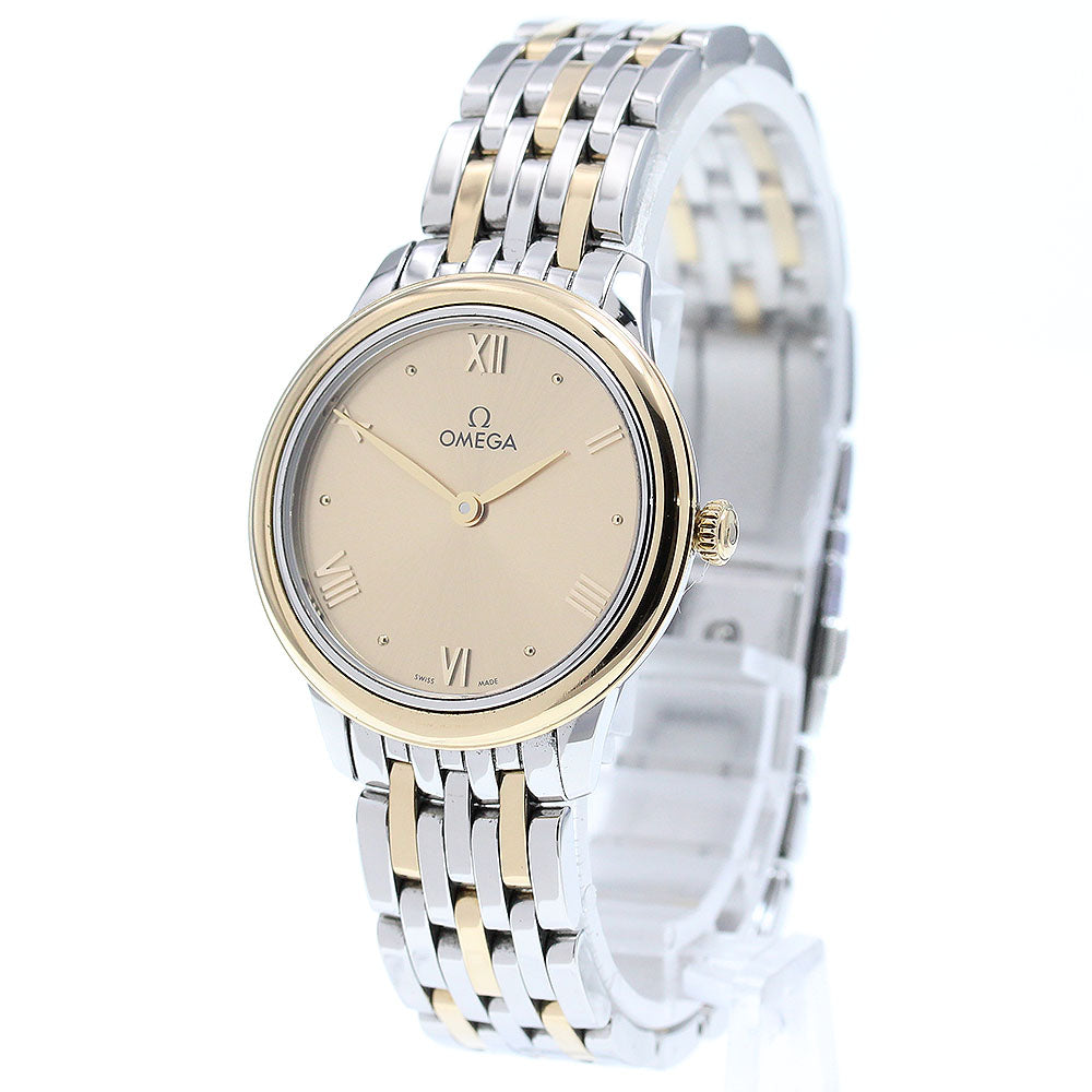 OMEGA 434.20.28.60.08.001 De Ville Prestige Quartz Ladies' Watch Excellent Condition with Warranty.