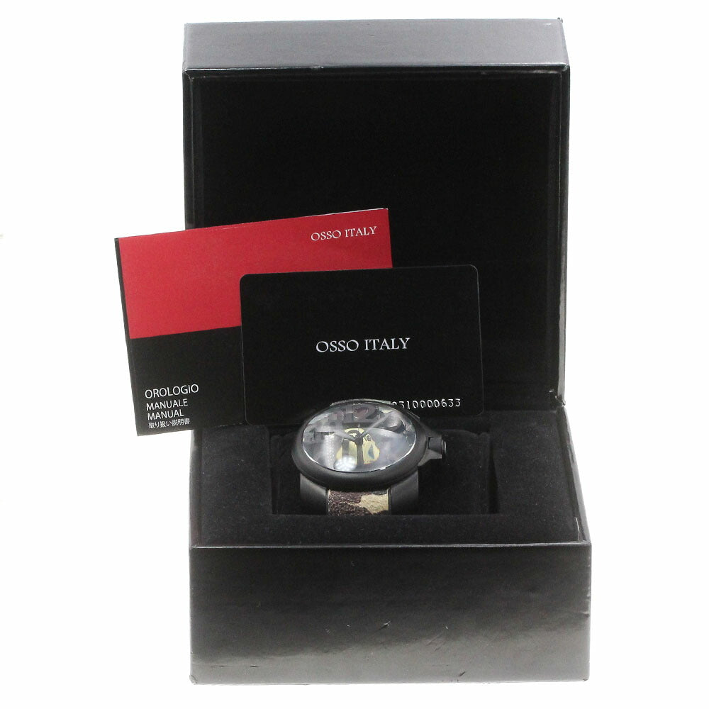 OSSO ITALY MY01 Vigoroso Automatic Men's Watch Excellent Condition with Inner Box