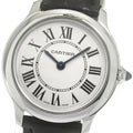 CARTIER WSRN0030 Ronde Must de Quartz Boys' Watch Excellent Condition with Inner Box and Warranty Card