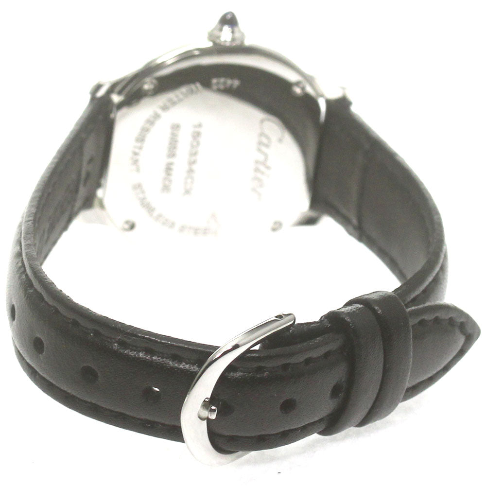 CARTIER WSRN0030 Ronde Must de Quartz Boys' Watch Excellent Condition with Inner Box and Warranty Card